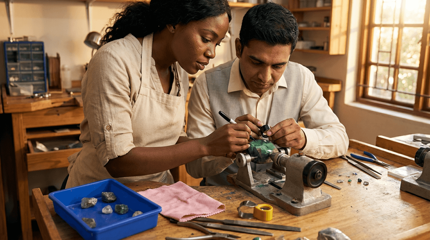 Curso de tallado de gemas