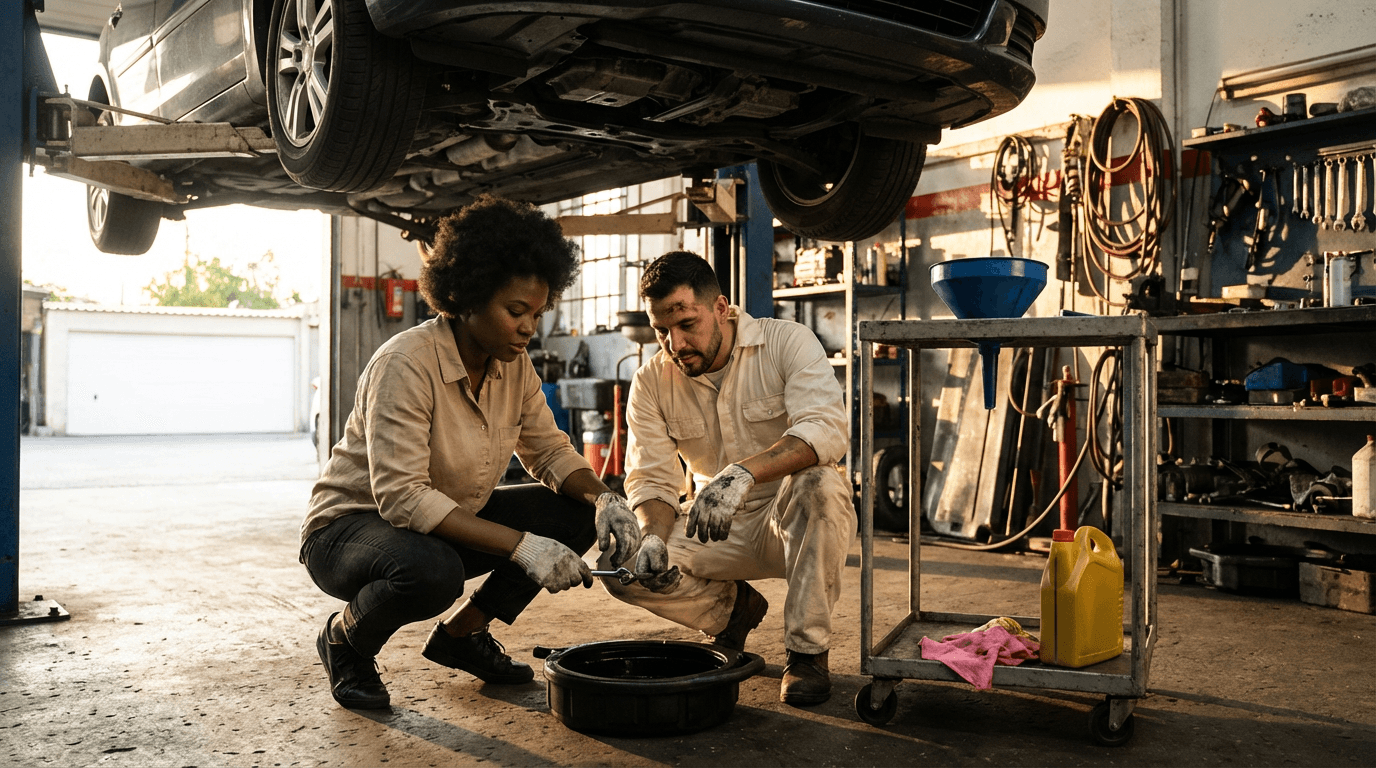 Automotive Oil Change Course