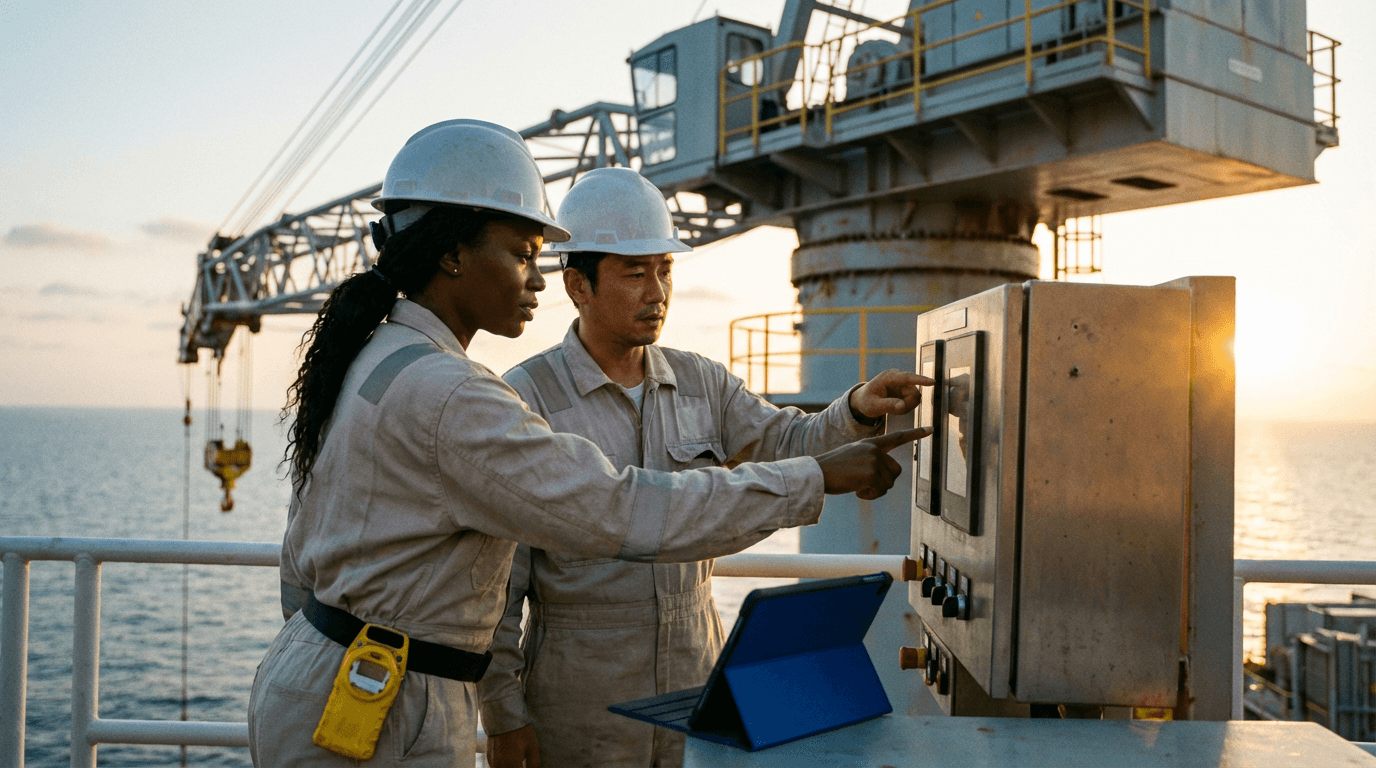 Curso de Operação de Guindaste Offshore