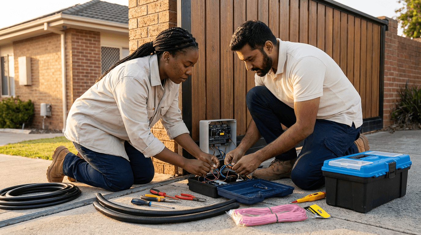 Curso de instalación de motores para puertas automáticas