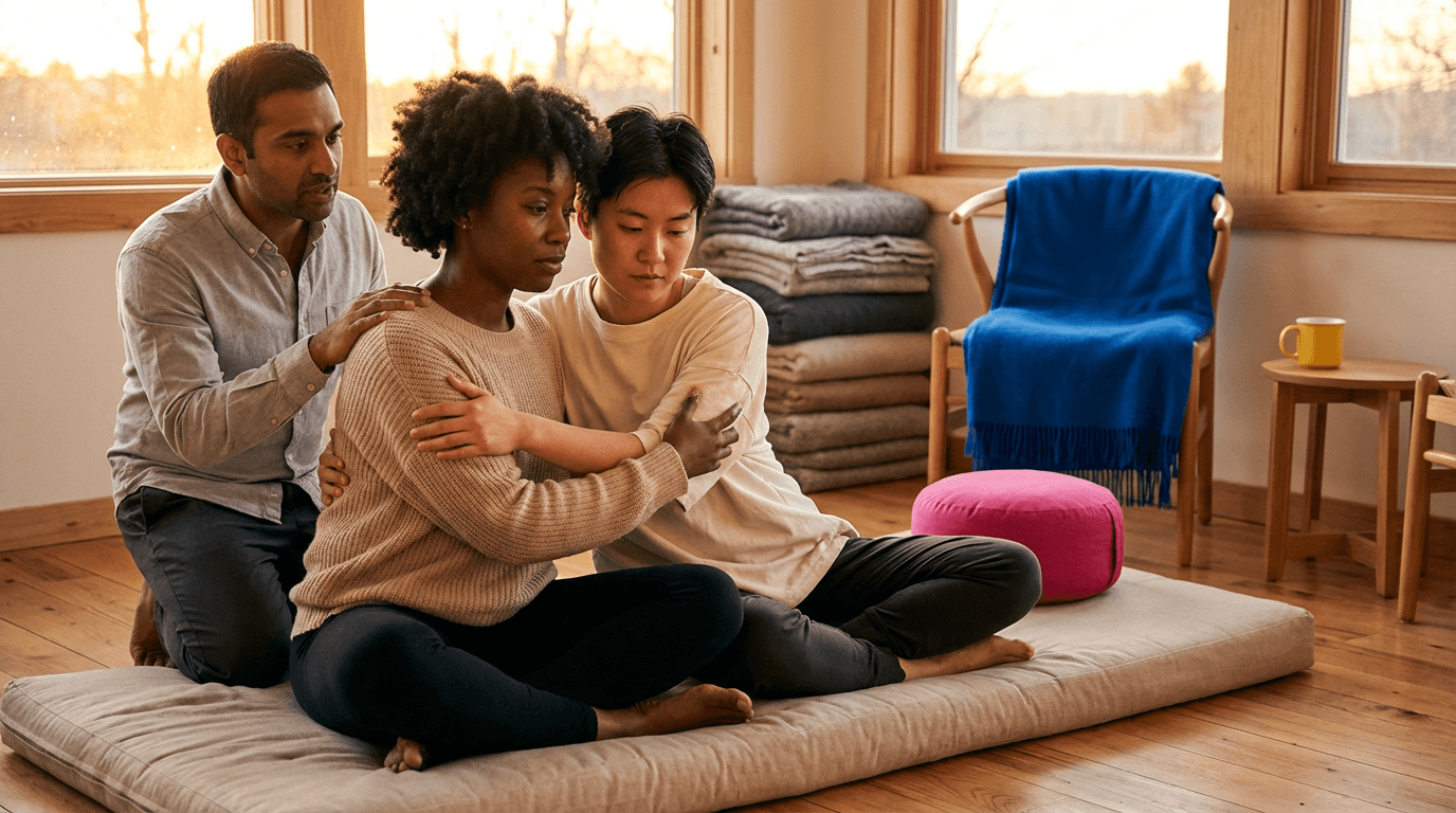 تدريب علاج العناق