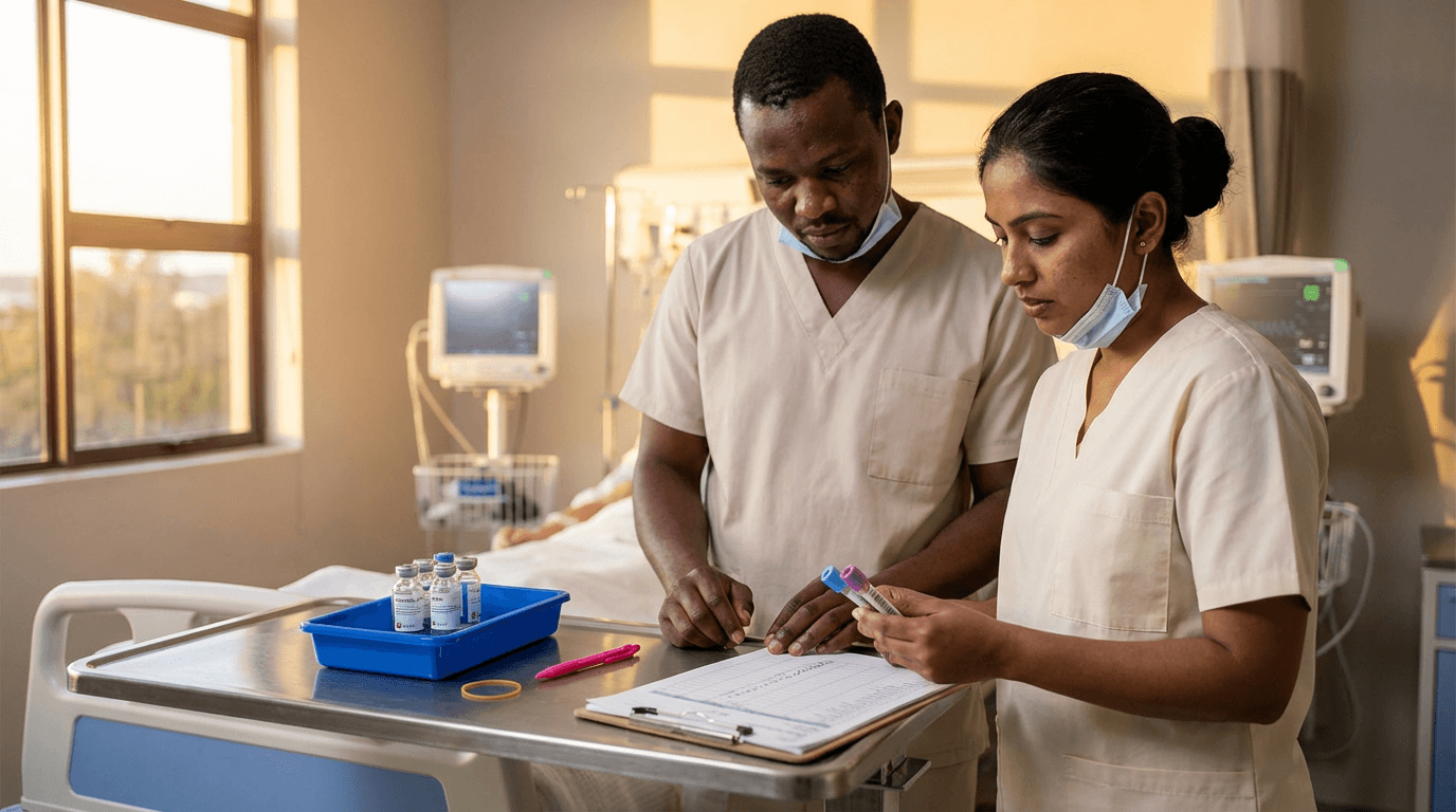 curso de análisis de sangre