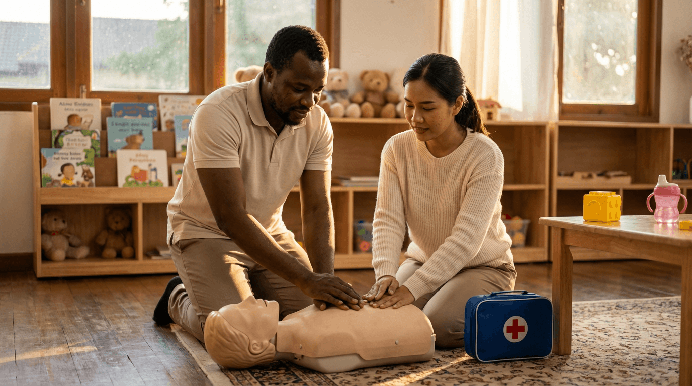 Erste-Hilfe-Kurs am Kind für Erzieher