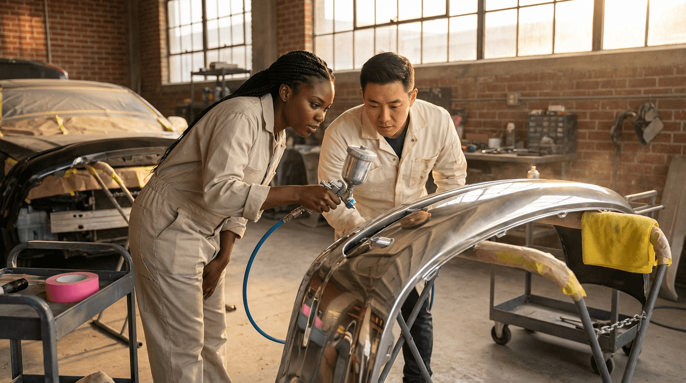 Spray/dip Chrome Finishing Course