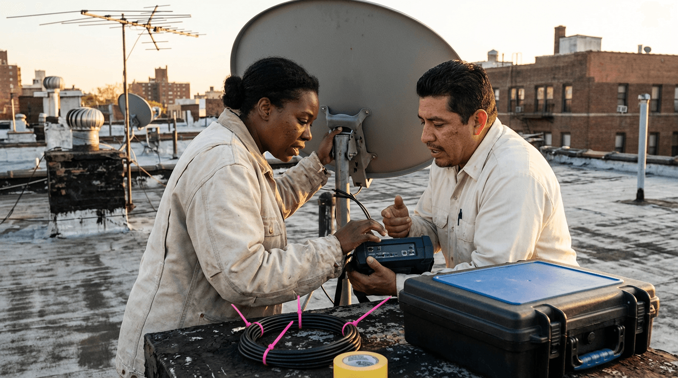 curso de antena parabólica