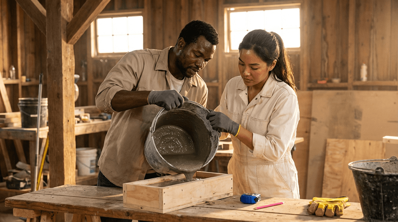 קורס יציקת בטון