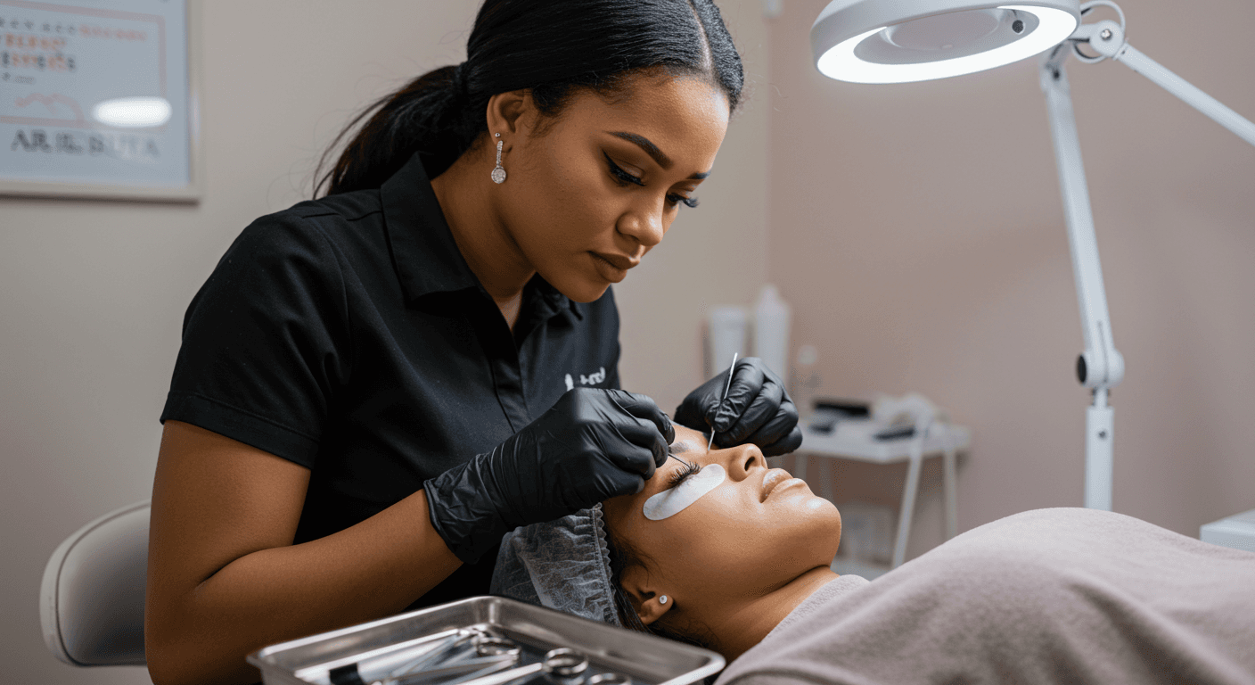 Curso de Formação em Extensão de Cílios: Técnicas, Segurança e Negócio Inicial