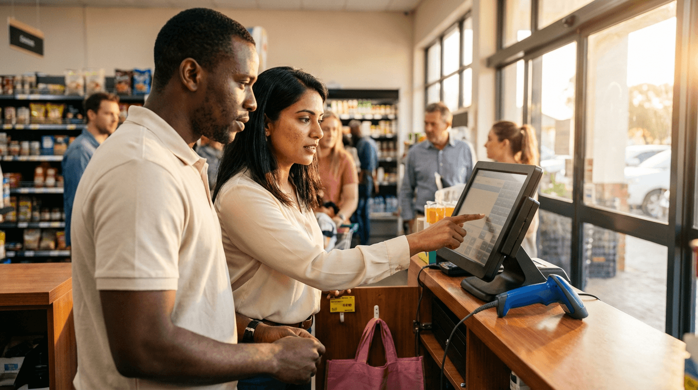 הדרכה על תוכנת POS