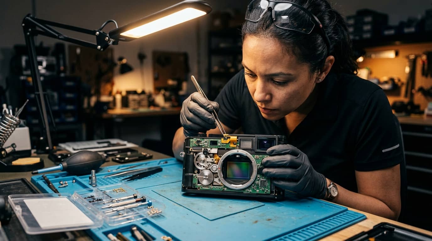 Curso de mantenimiento y reparación de equipos fotográficos