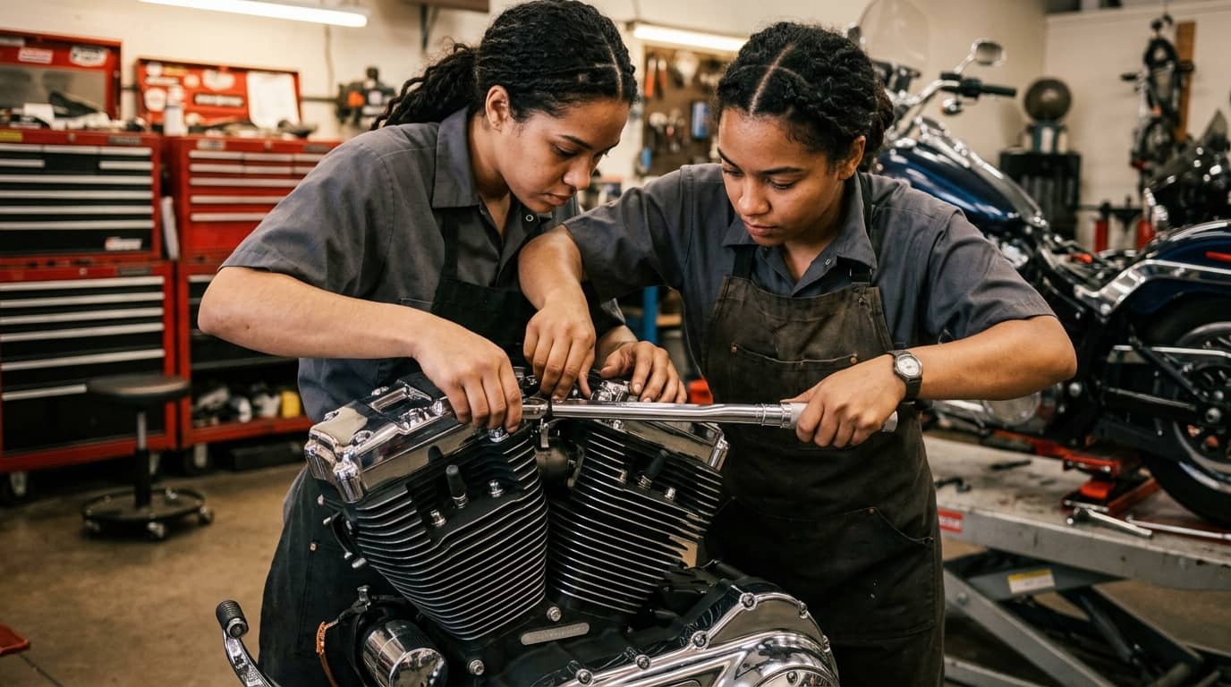 Curso de mecánica Harley-Davidson