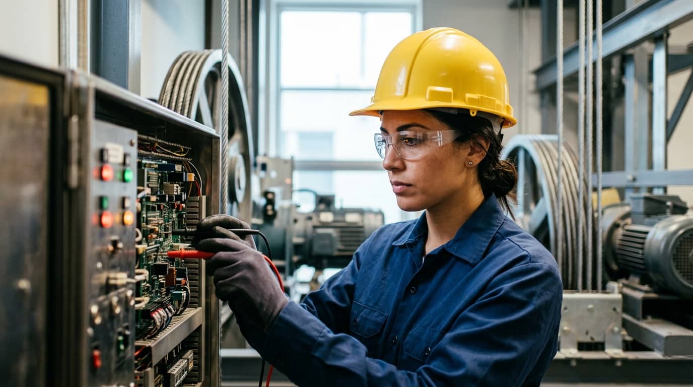 Curso de mantenimiento de ascensores
