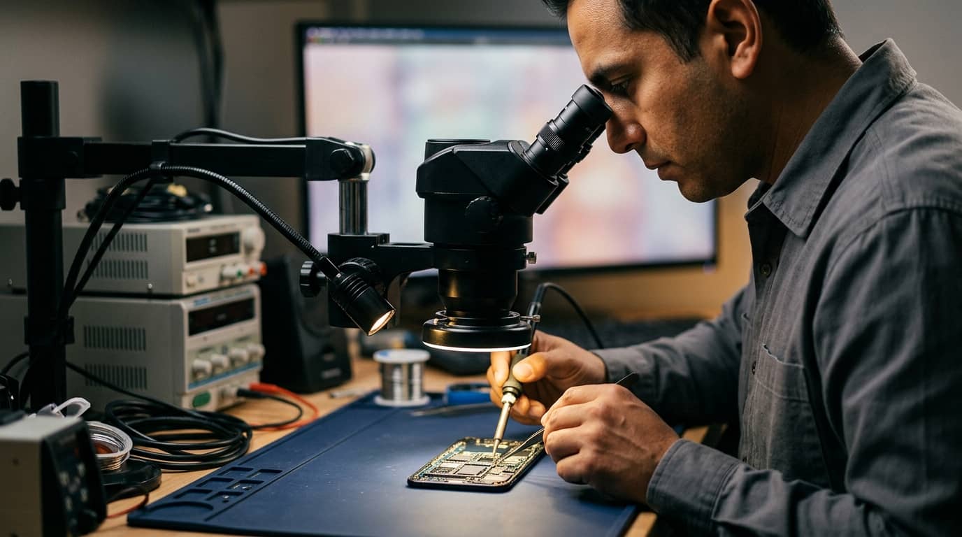 Curso avanzado de reparación de móviles