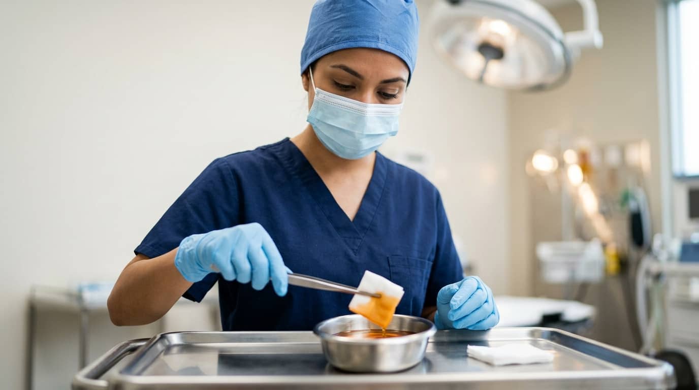 Curso de Antisépticos para Enfermeras