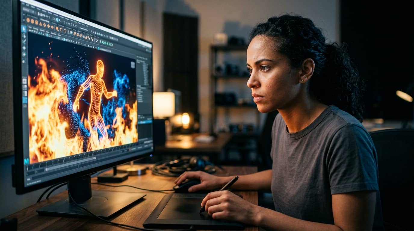 Curso de animación 3D y efectos visuales
