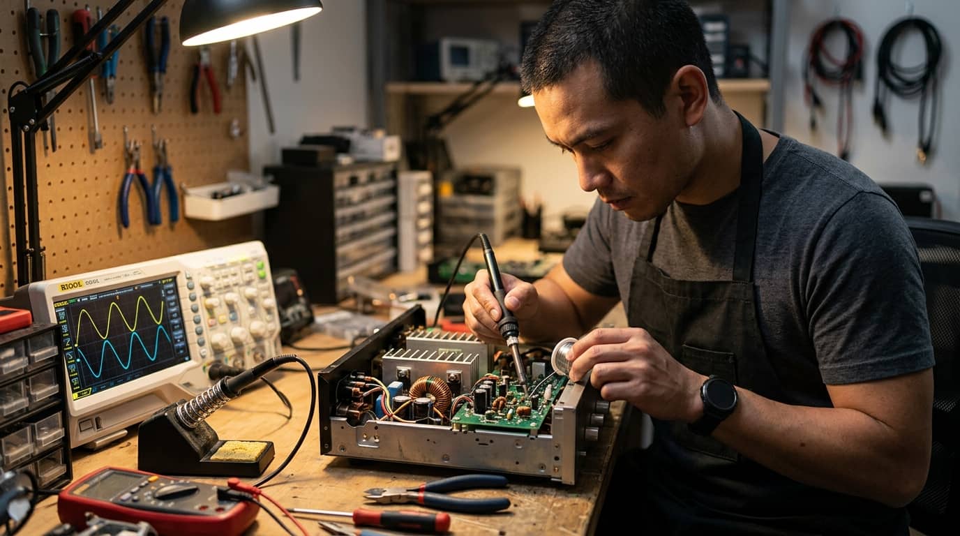 Amplifier repairing course