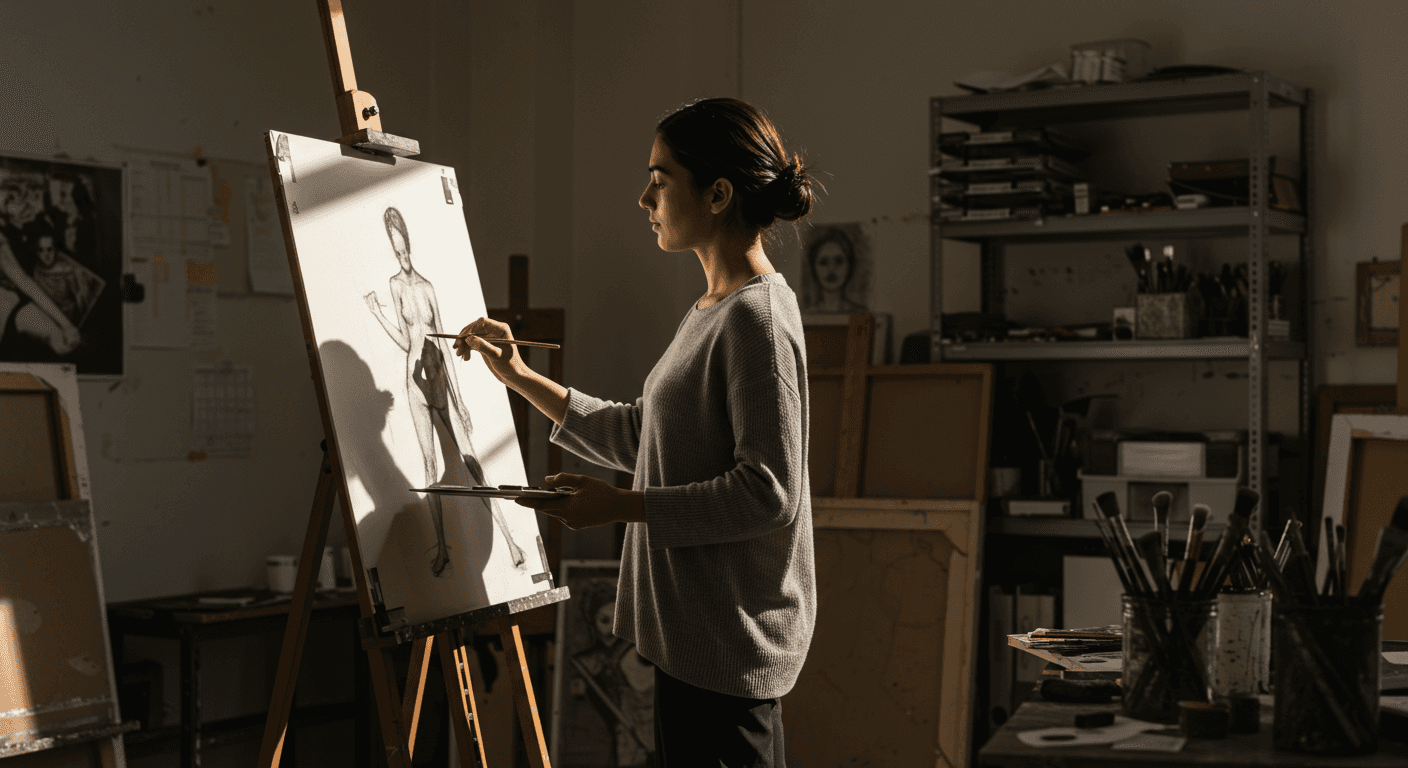 Curso de Desenvolvimento prático de portfólio para desenhistas: técnicas, planejamento e apresentação