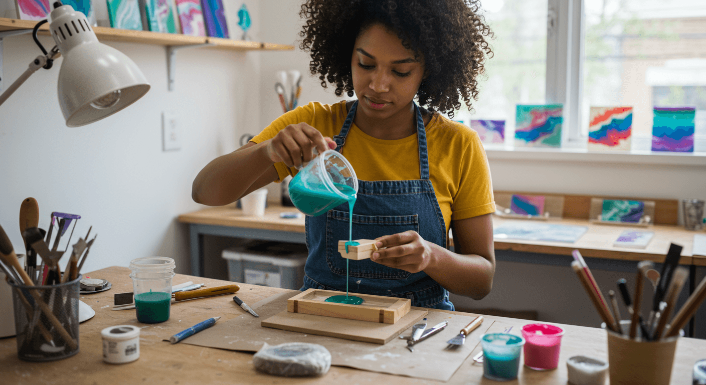 Curso de Domínio Completo do Artesanato com Resina