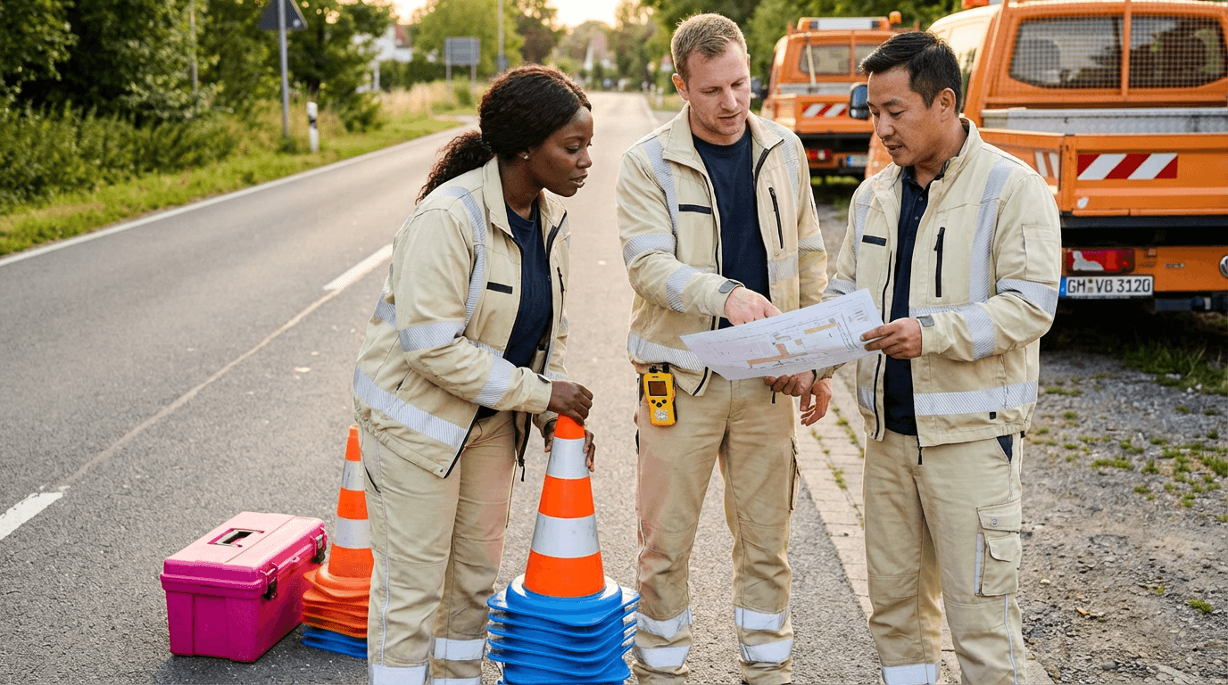 Schulung Verkehrssicherung Von Arbeitsstellen an Straßen