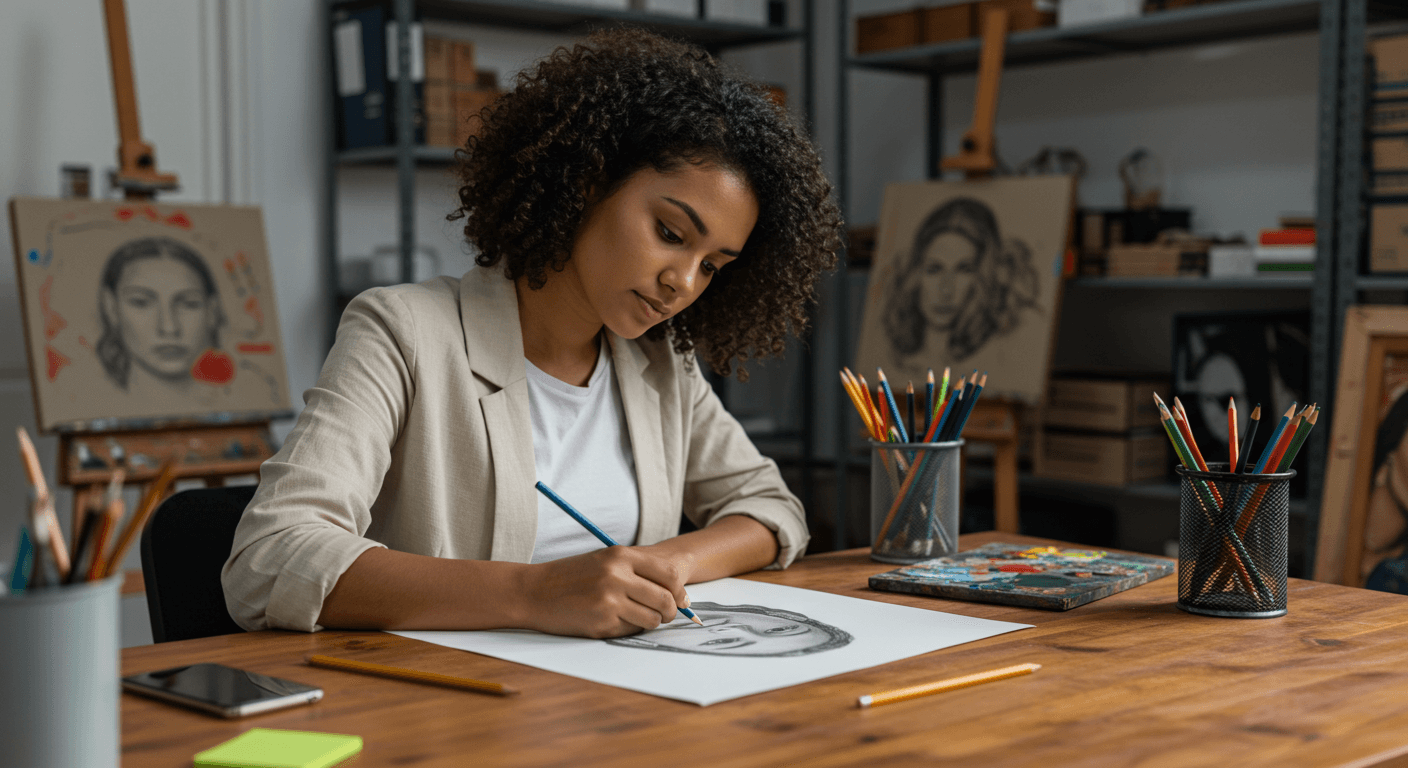 Curso de Desenvolvimento em Desenho Realista: Grafite e Colorido