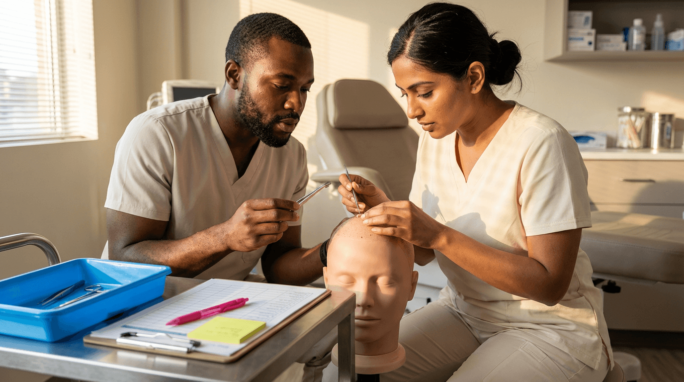 curso de enfermería en trasplante capilar