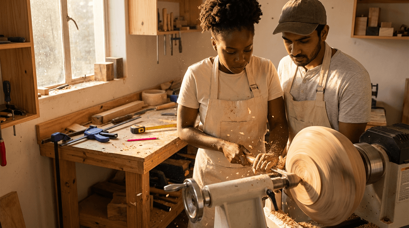 Curso de Torno de Madeira