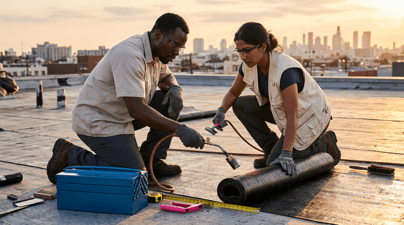 curso de impermeabilización con lámina asfáltica