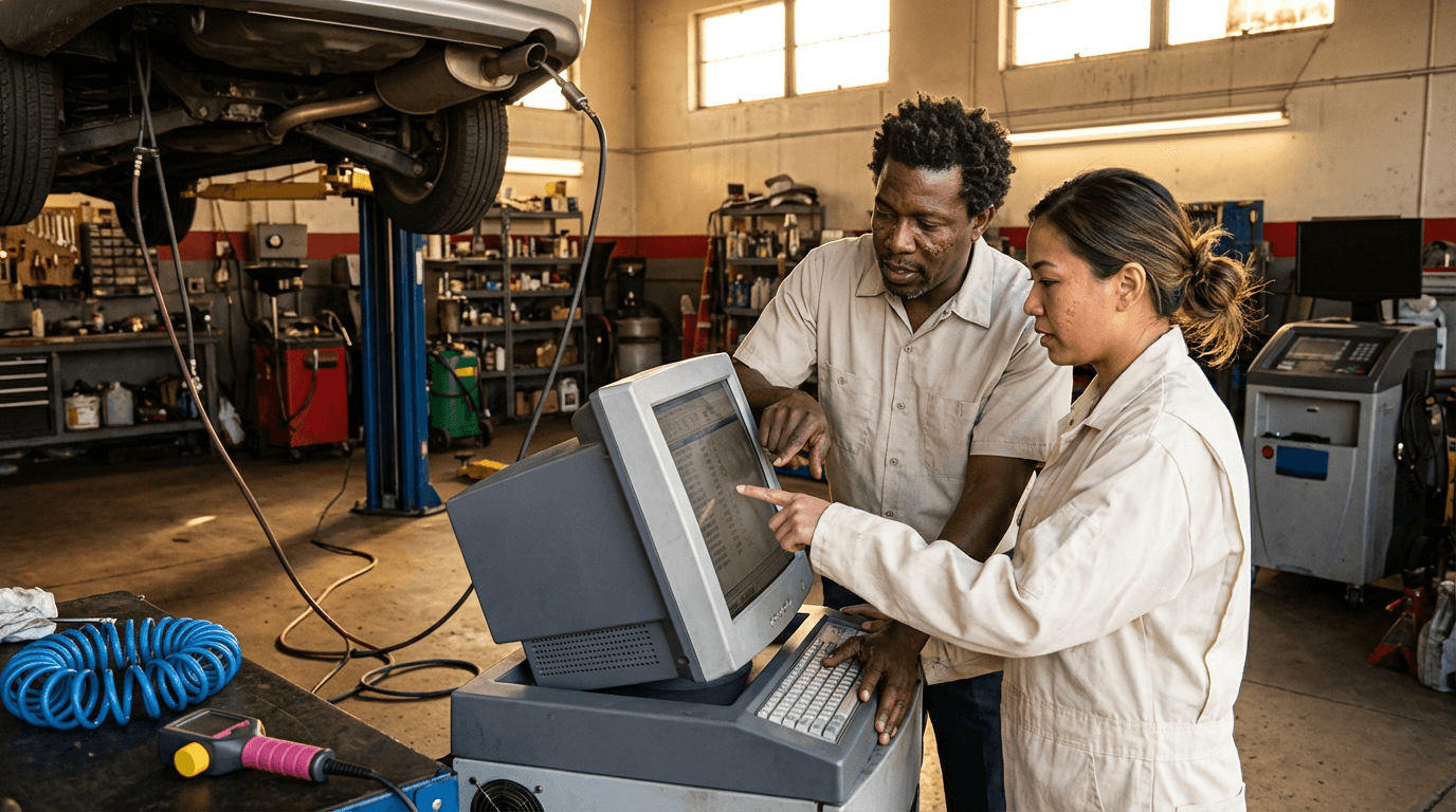 Abgasuntersuchungs-Schulung