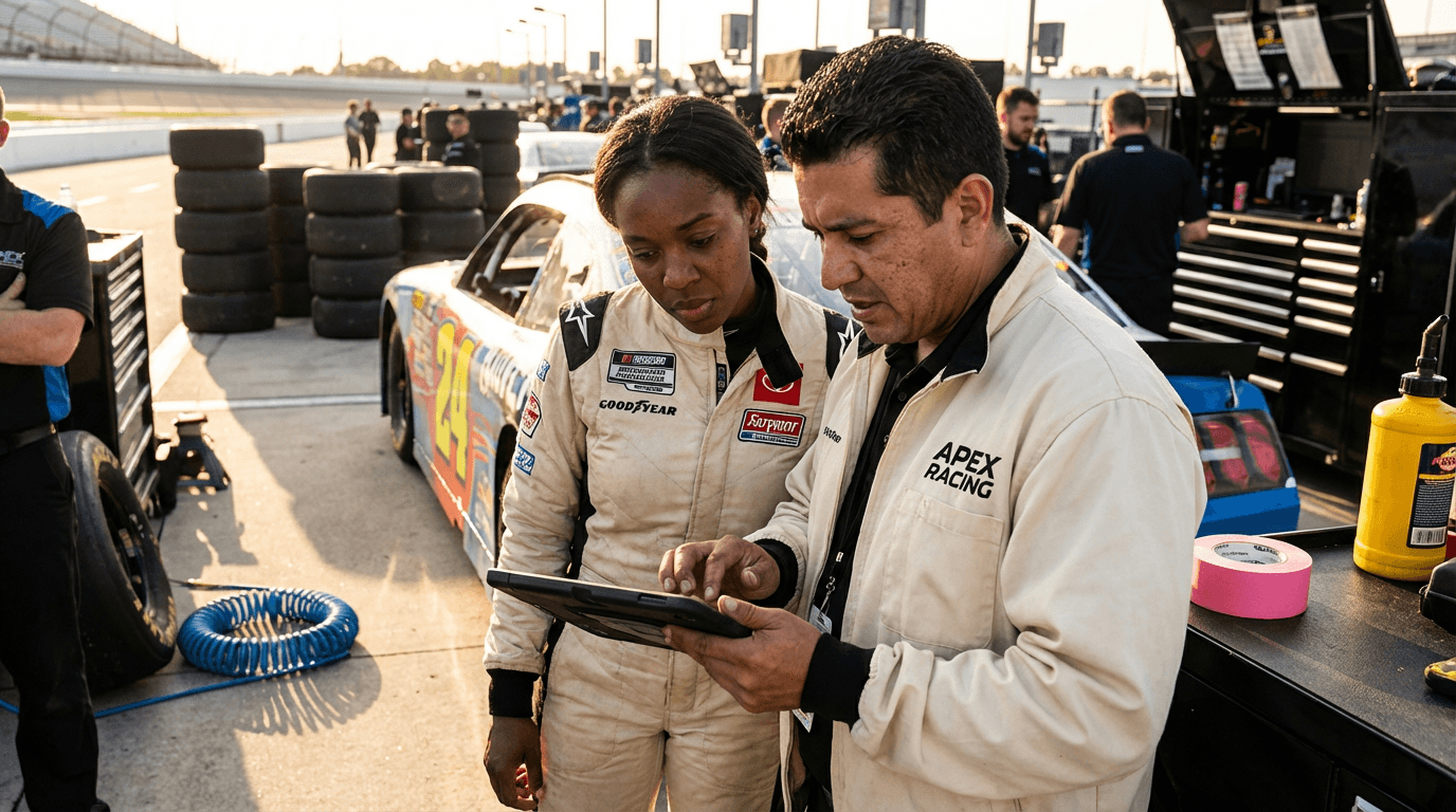 Stock Car Racing Course