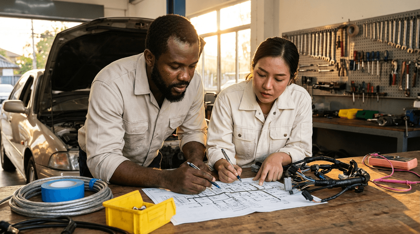 הכשרת תרשימי רתמות כבלים