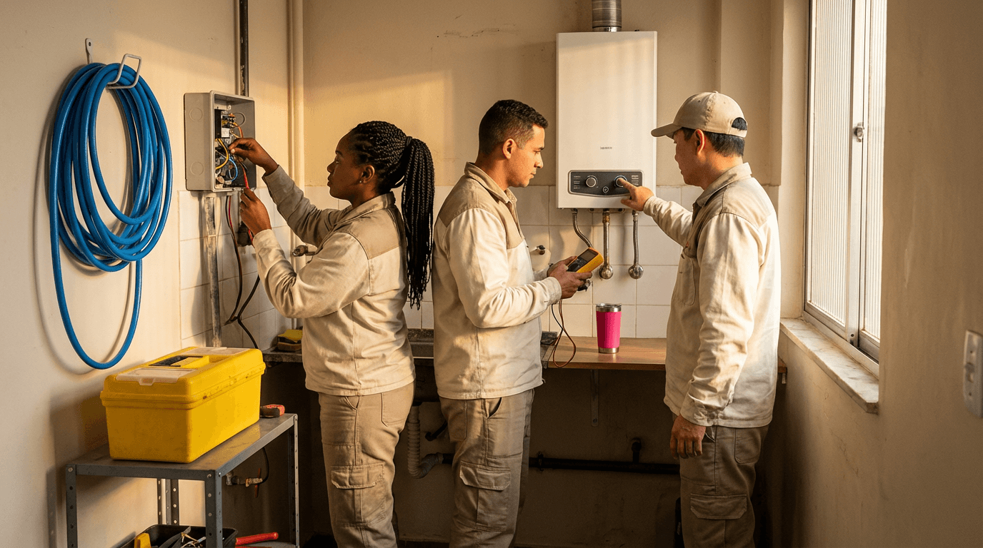 Curso de Instalação de Aquecedores a Gás