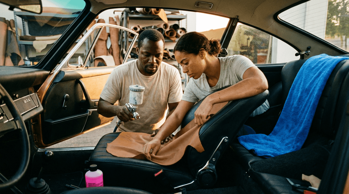 Curso de Restauração de Couro Automotivo