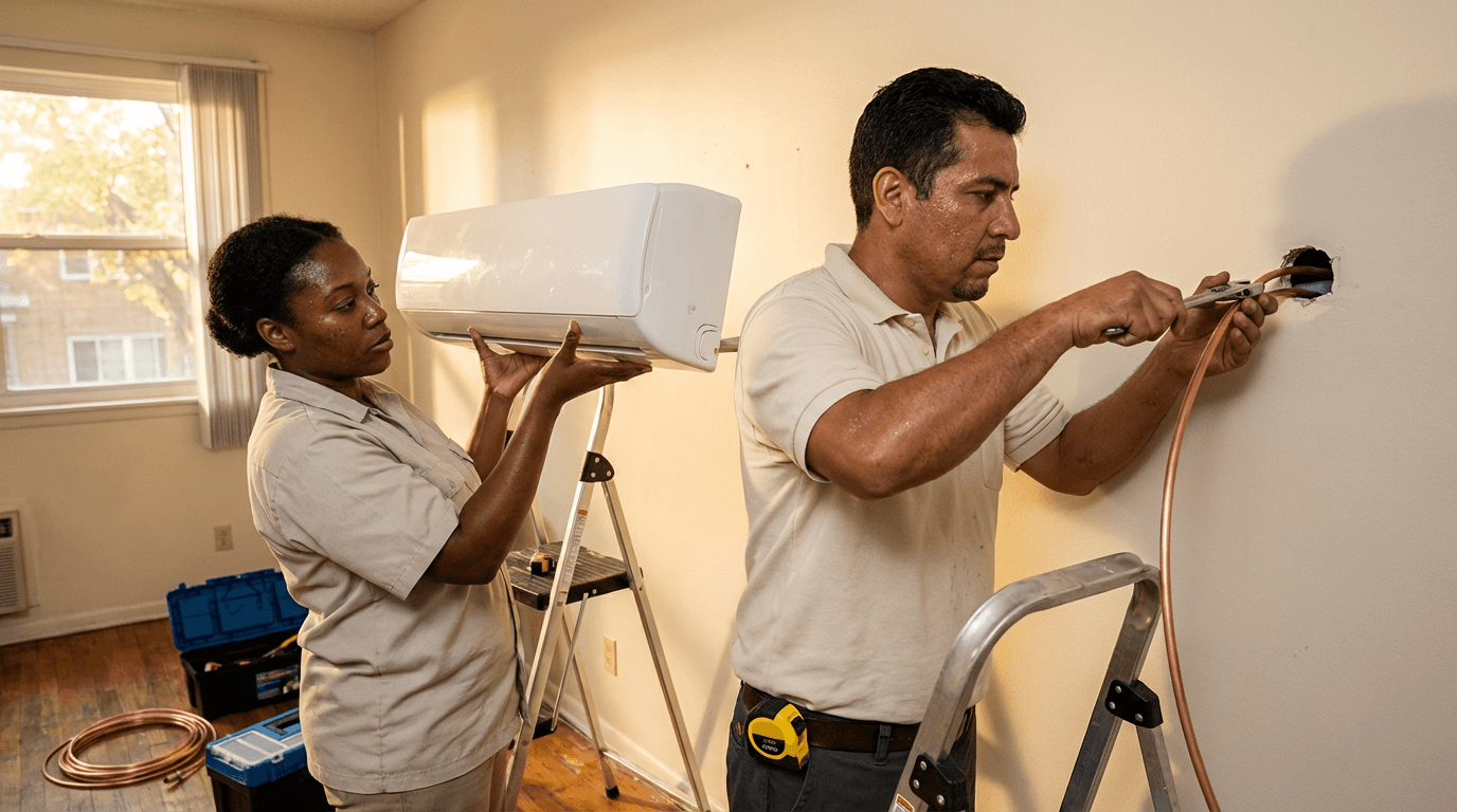 curso de instalación de aire acondicionado split