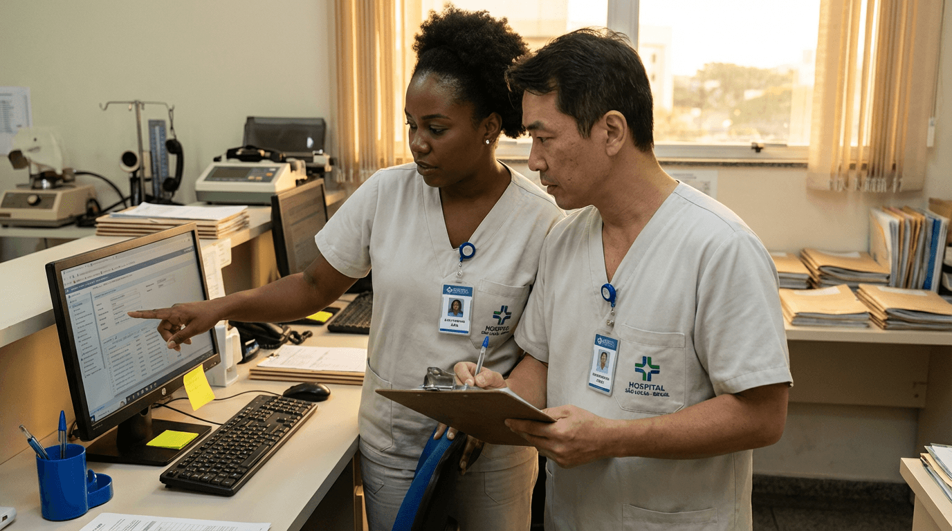 Curso de Enfermeiro de Gestão de Prontuários