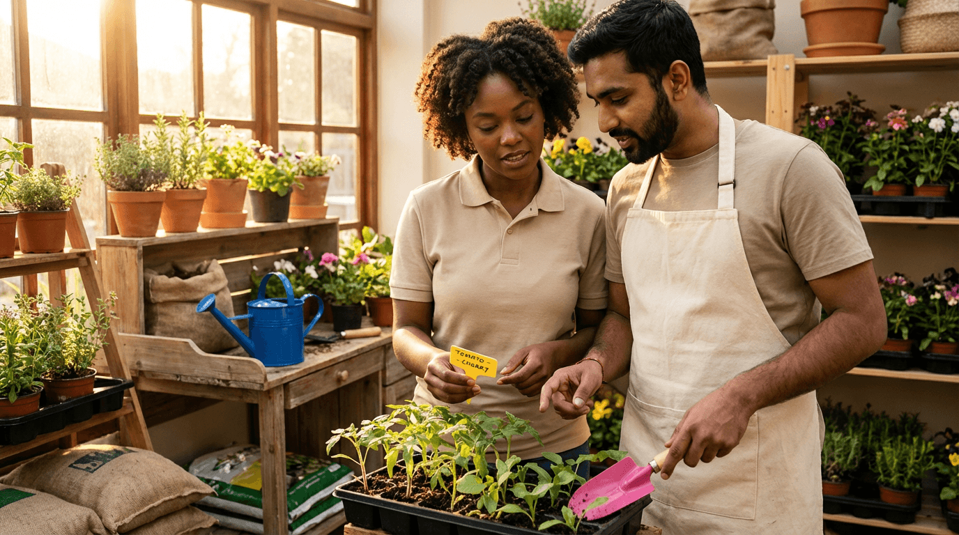 garden shop salesperson training