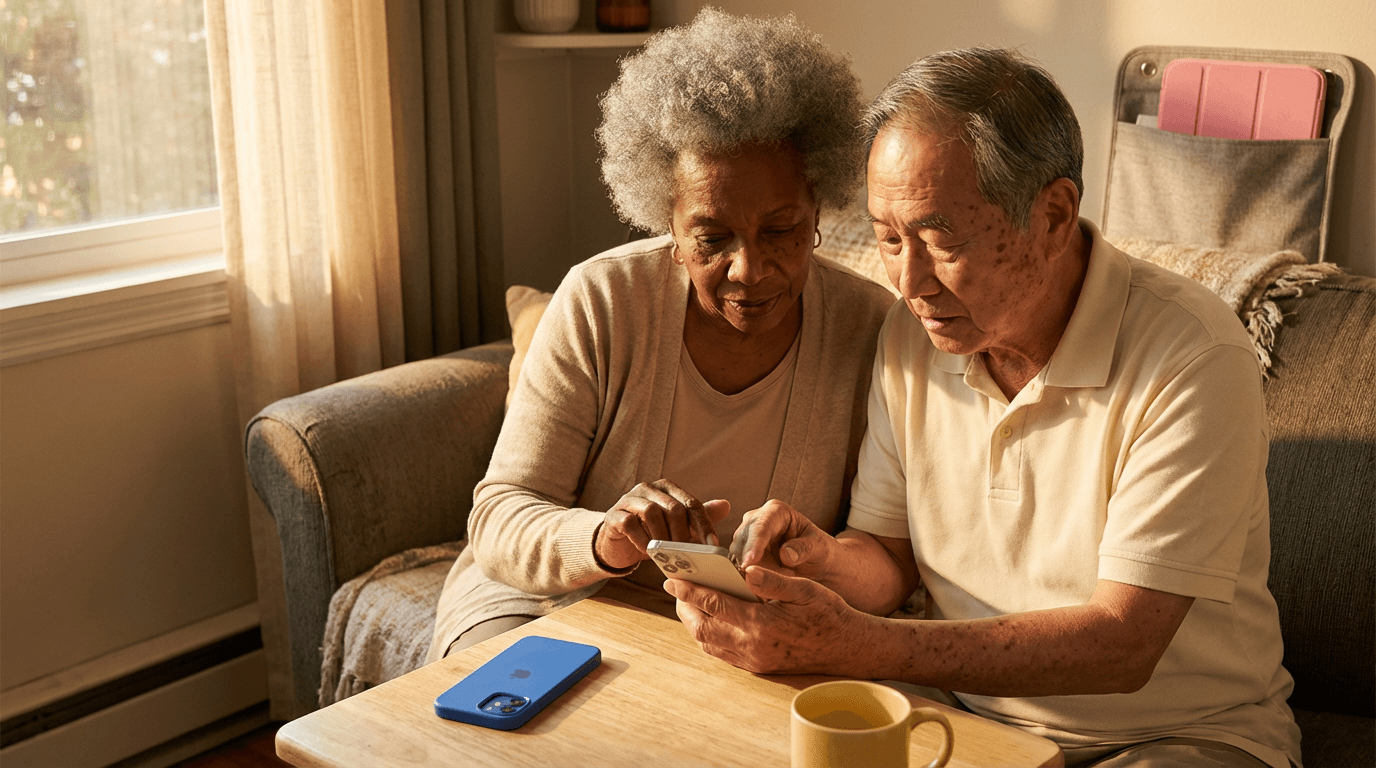 אימון אייפון לקשישים