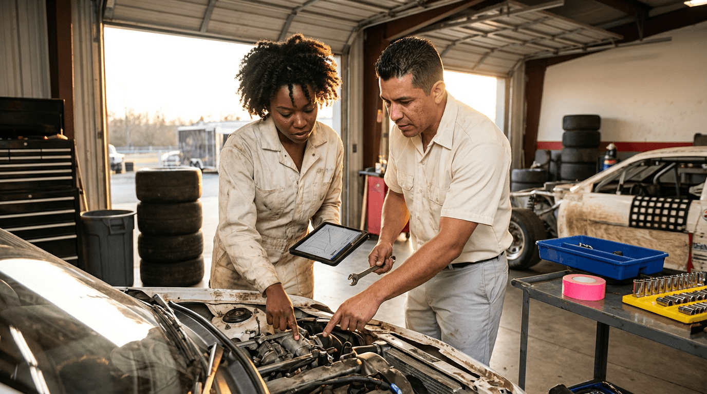 Competition automotive preparer training