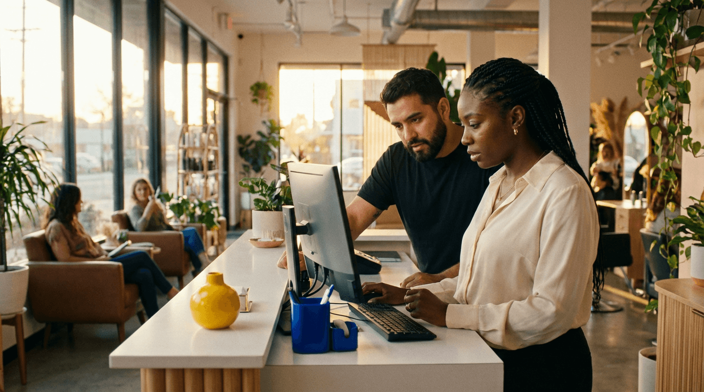 Curso de Caixa de Salão de Beleza