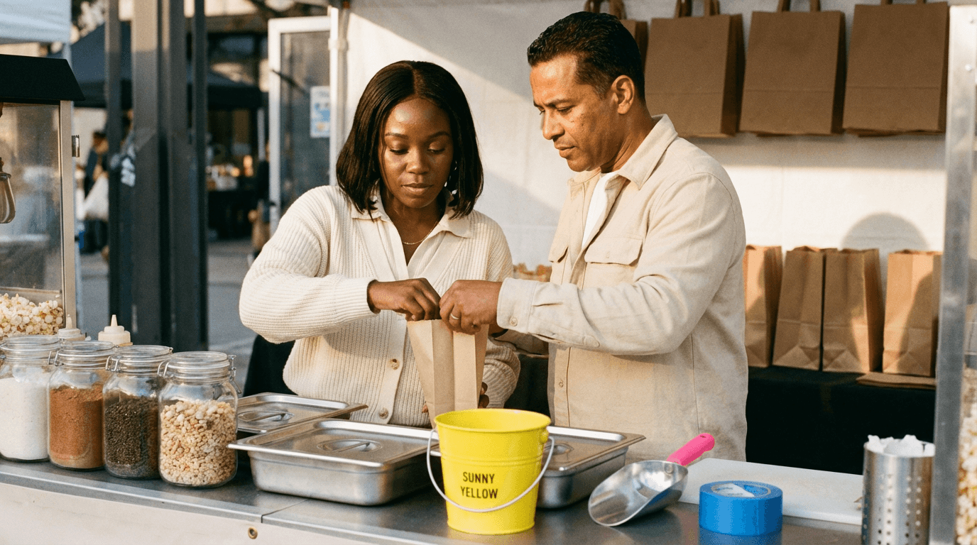 Curso de Pipoca Gourmet