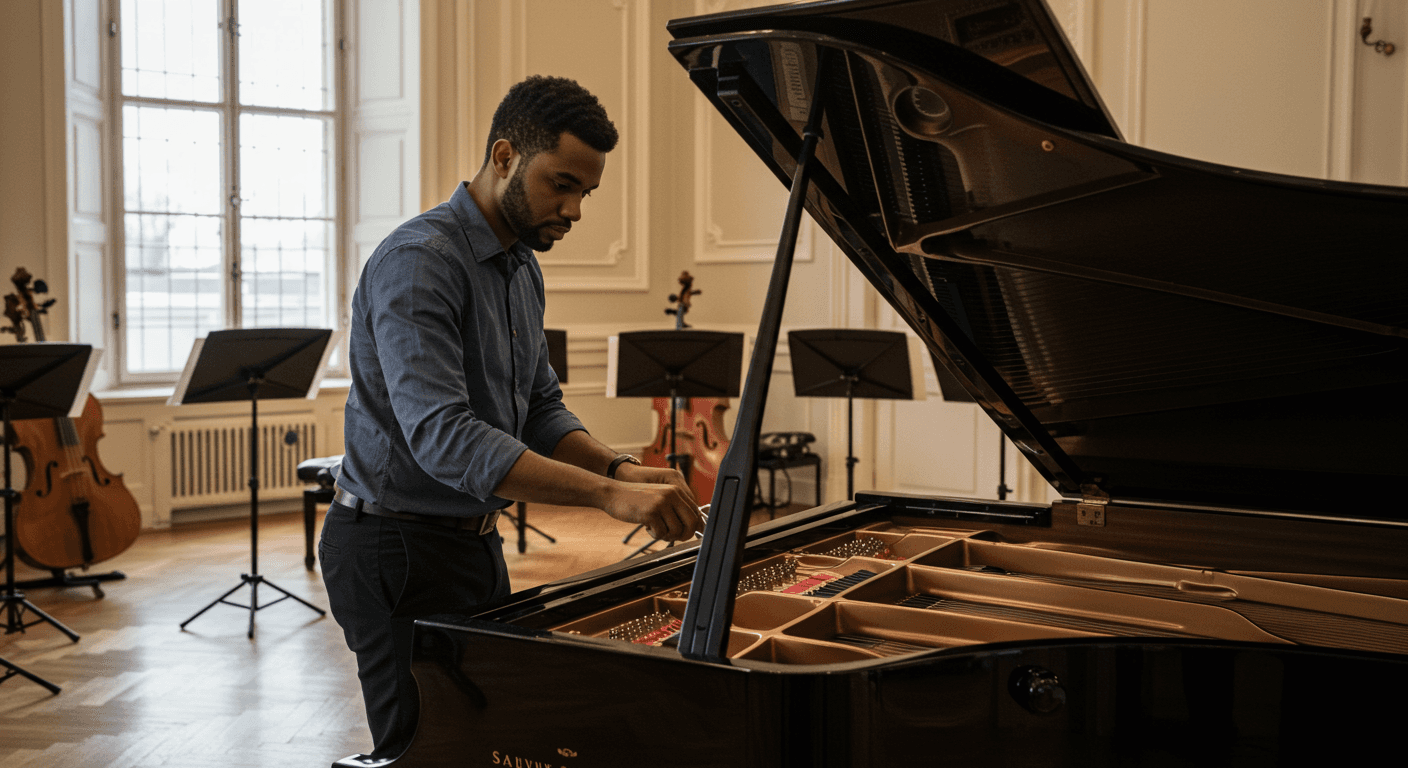 Curso de Afinação e Manutenção de Pianos de Cauda