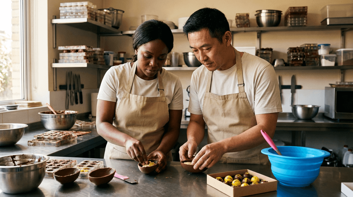 Curso de Ovos de Páscoa Gourmet Artesanal