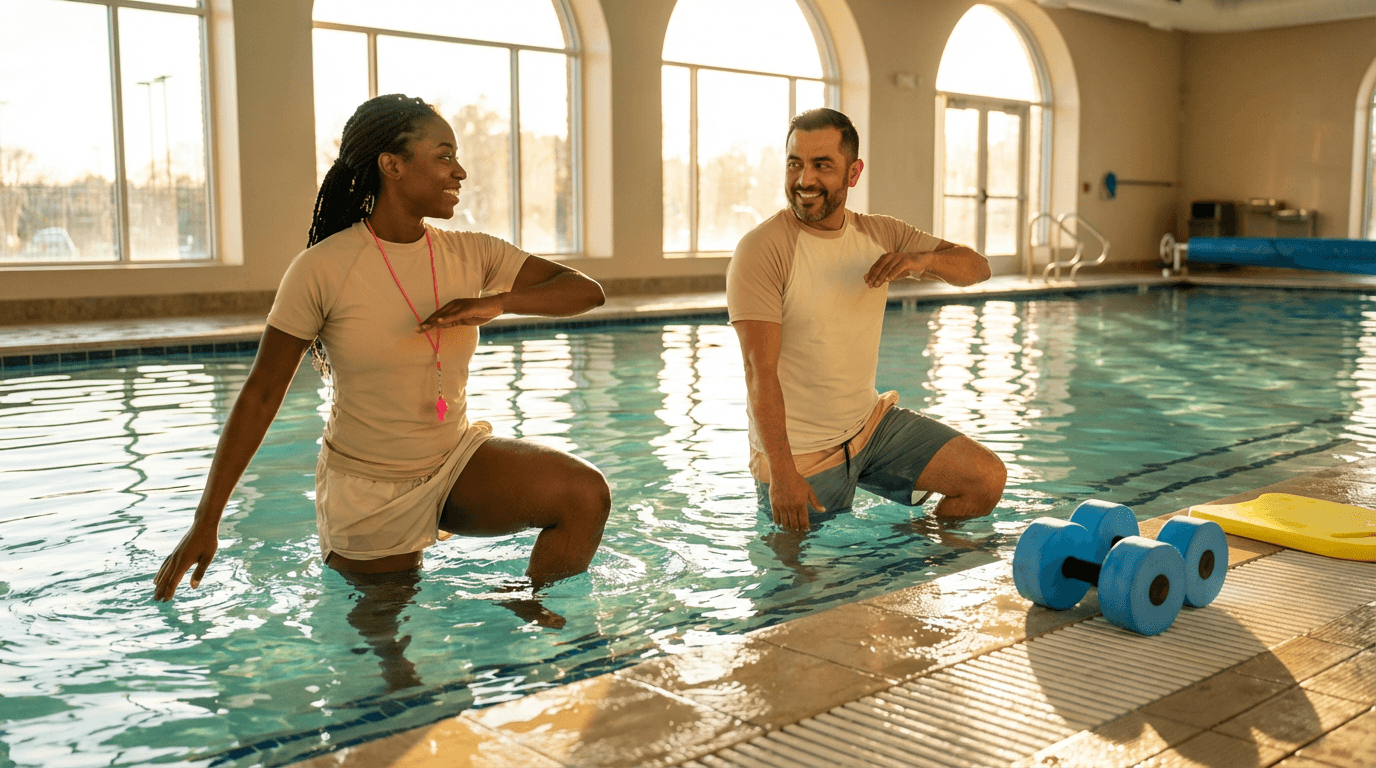 curso de monitor de aquaerobic