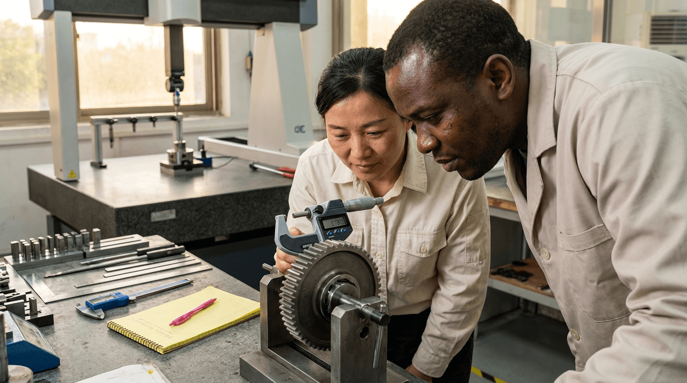 הכשרת מדידת גלגלי שיניים