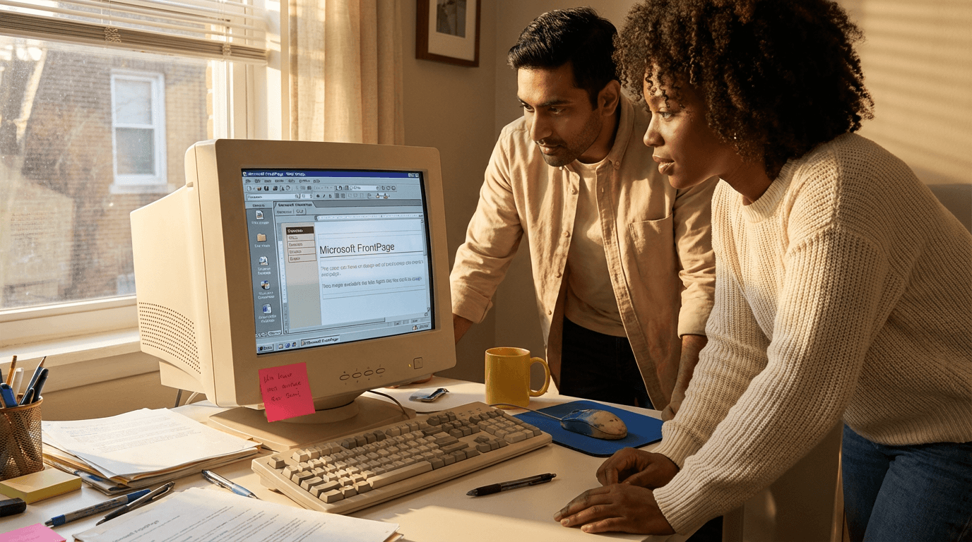 הדרכה ב-Microsoft FrontPage