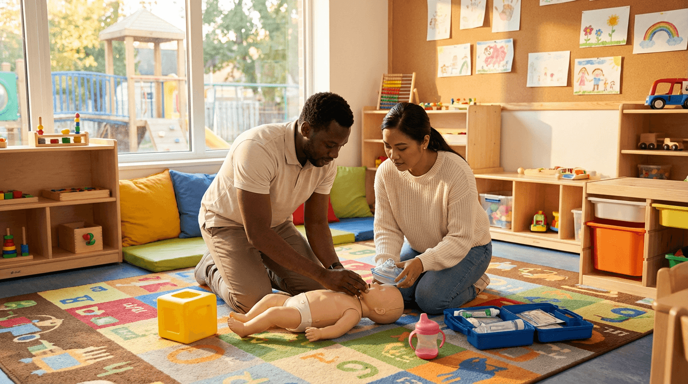 Erste-Hilfe-Kurs für Erzieher