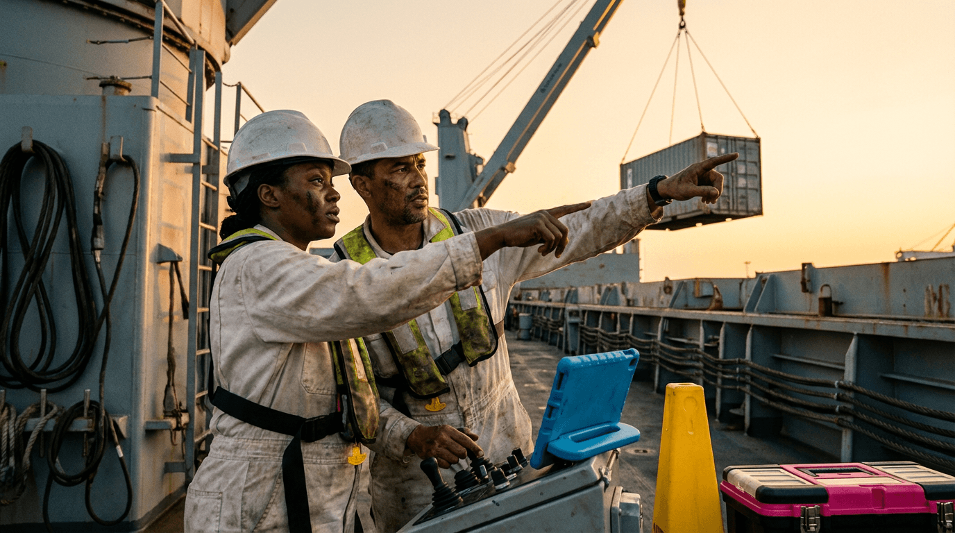 Curso de Operador de Guindaste Portuário