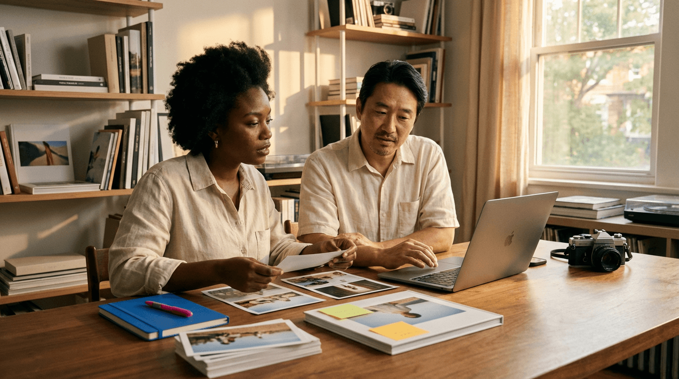 קורס יצירת אלבום תמונות