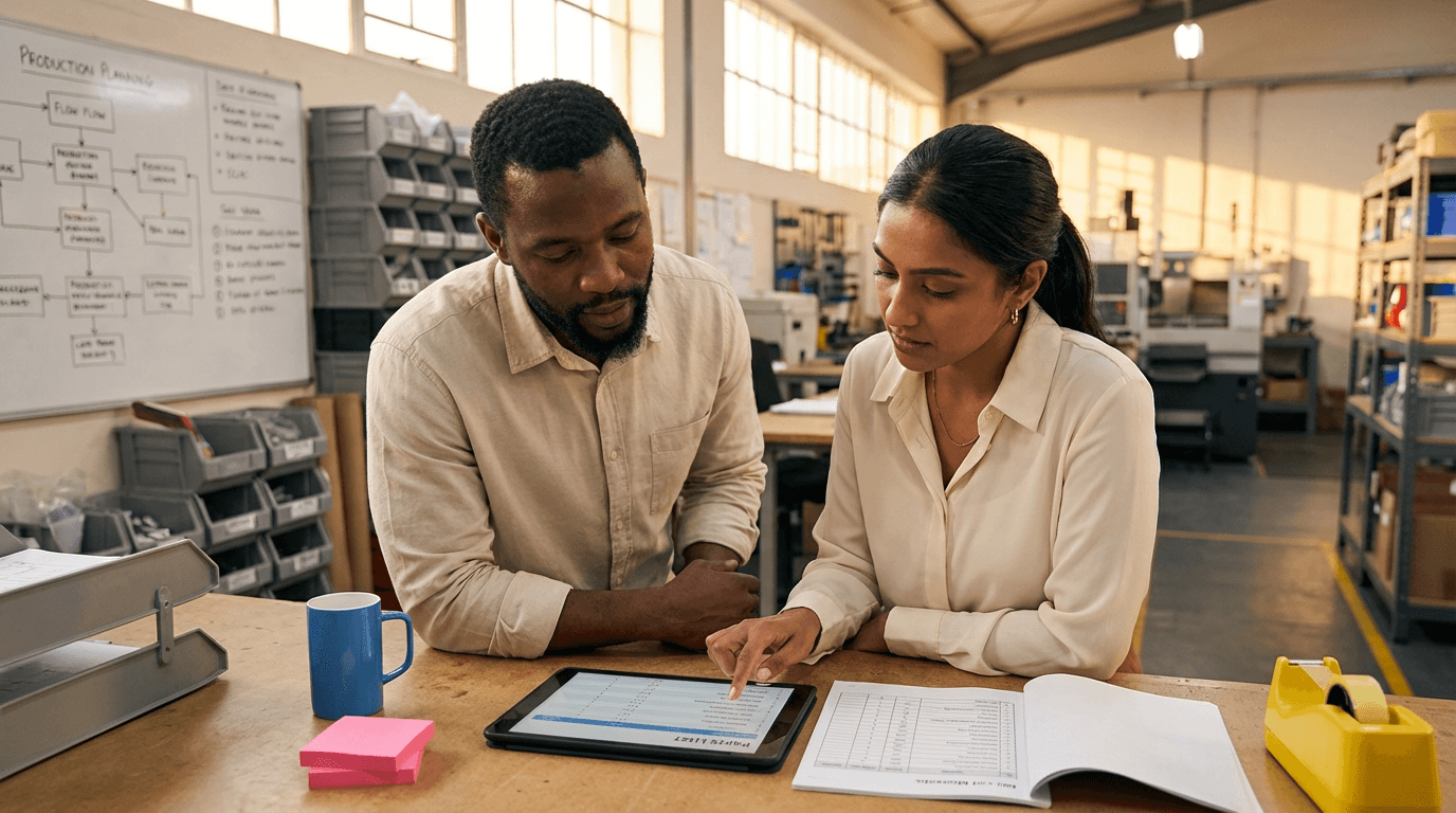 הכשרת רשימת חומרים (BOM)