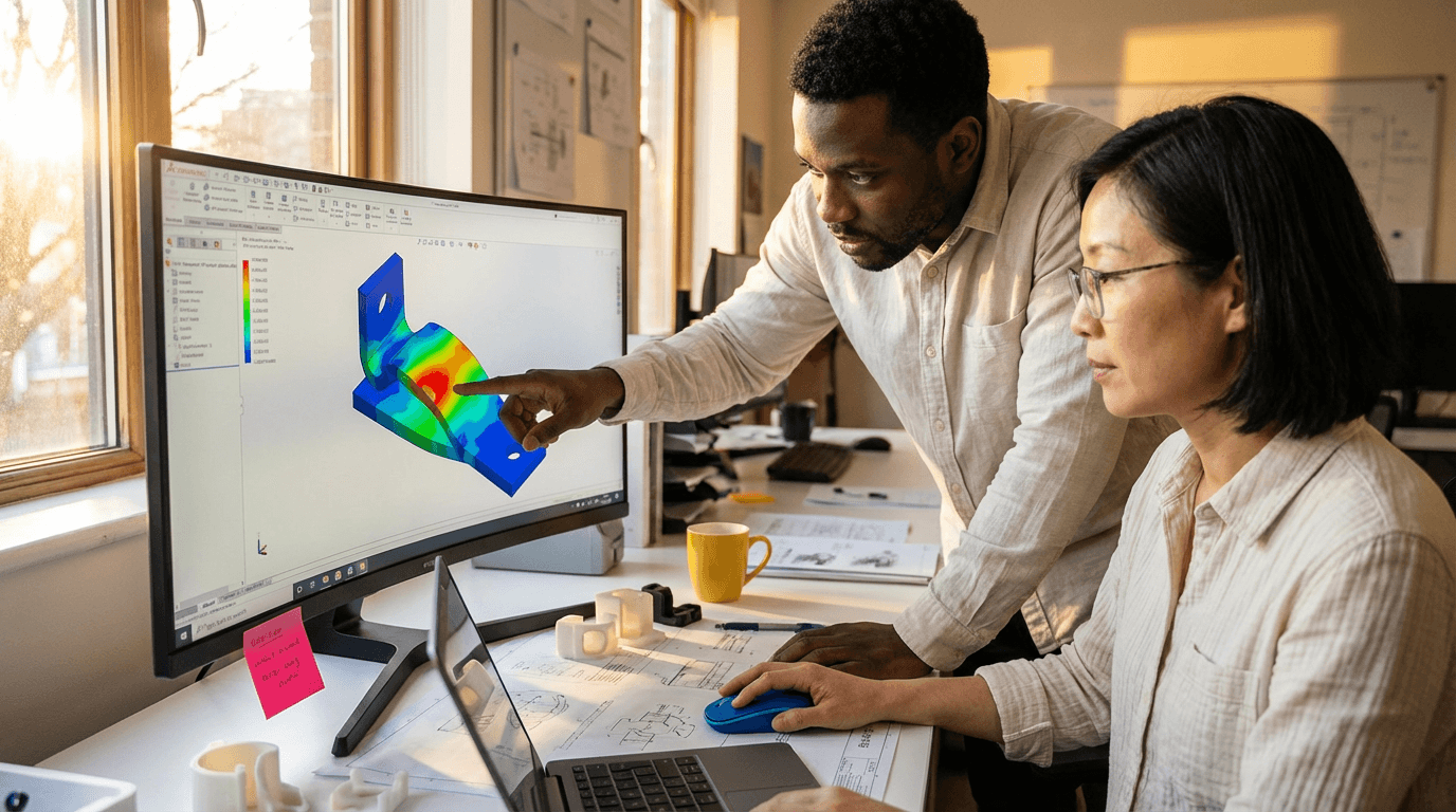 הכשרת FEM ב-SolidWorks