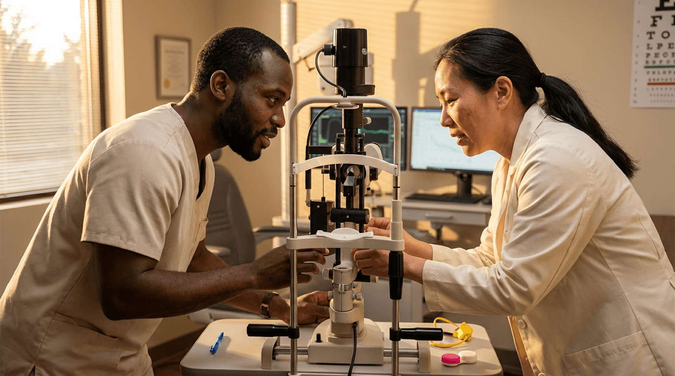 curso de auxiliar de oftalmología