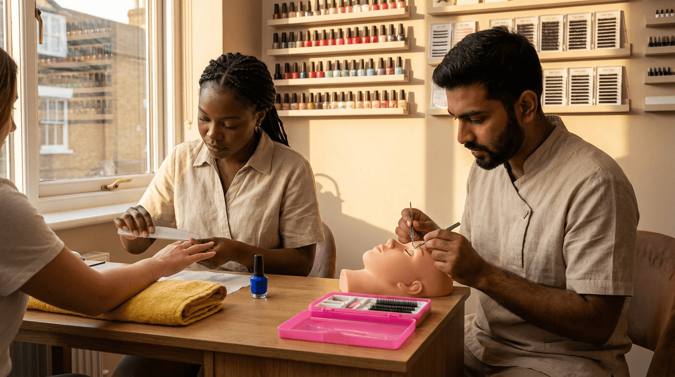 Nails and Eyelash Course